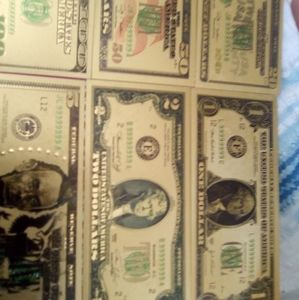 Rare 24k Gold Federal Reserve Banknote Collection